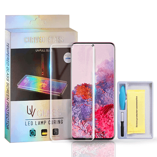 Samsung Galaxy S21 Ultra UV Liquid Gel Tempered Glass Screen Protector (Clear) Samsung Galaxy S21 Ultra UV Liquid Gel Tempered Glass Screen Protector (Clear)